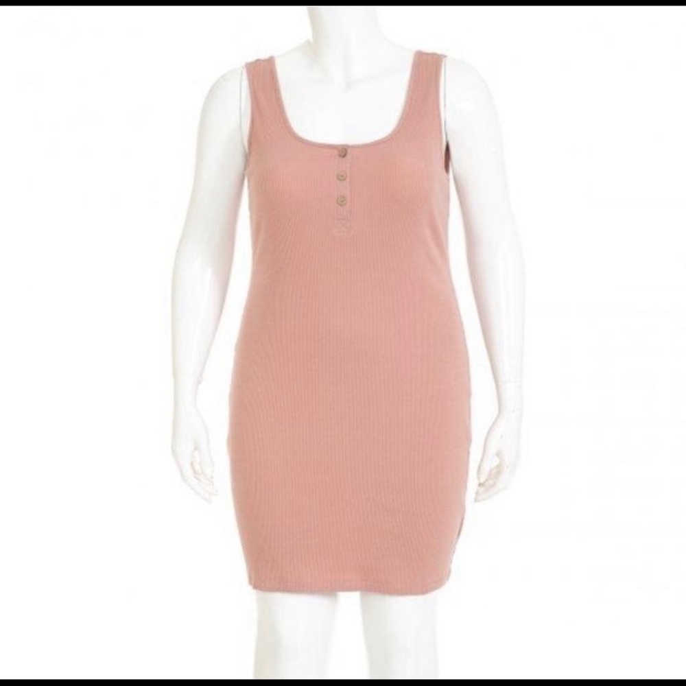 Blush tank dress mini - plus